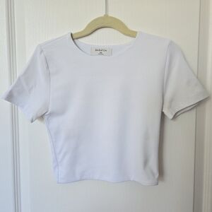 XXS Babaton Contour Crop Tee